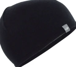 Icebreaker Pocket Hat Black/Gritstone Heather
