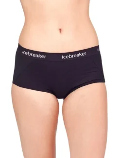Icebreaker Sprite Hot Pants 150 naisten alushousut, musta
