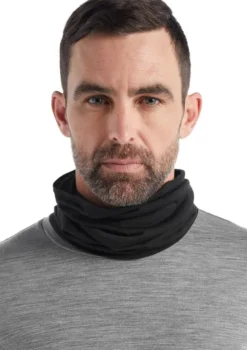 Icebreaker U Cool-Lite Flexi Chute tuubihuivi, musta