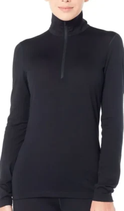 Icebreaker W's 200 Oasis LS Half Zip Black
