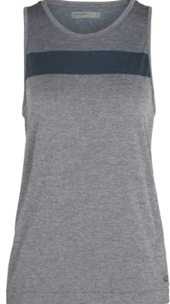 Icebreaker W's Motion Seamless Tank Serene Blue Hthr