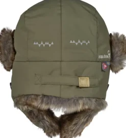 Isbjörn Squirrel Winter Cap lasten talvilakki, maastonvihreä