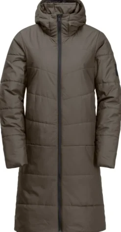 Jack Wolfskin Deutzer Coat naisten talvitakki, Cold Coffee
