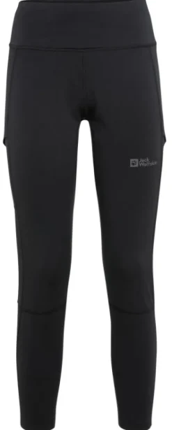 Jack Wolfskin Kammweg Tights naisten housut, Black