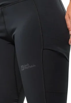 Jack Wolfskin Kammweg Tights naisten housut, Black