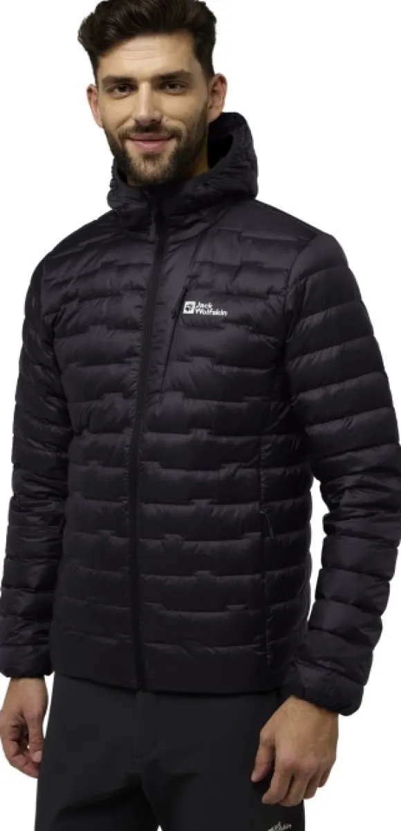 Jack Wolfskin Passamani Down Hoody takki, Heather Silver Pine