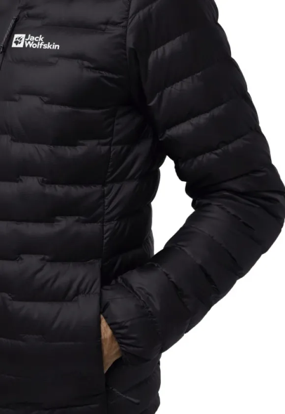 Jack Wolfskin Passamani Down Hoody takki, Heather Silver Pine