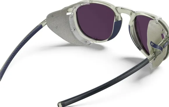 Julbo Millenium Shiny Translucent Army Green / White / Blue Spectron Hd 3 Polarized Silver Flash