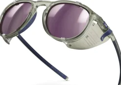 Julbo Millenium Shiny Translucent Army Green / White / Blue Spectron Hd 3 Polarized Silver Flash