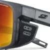 Julbo Shield Translucent Black / Black Polarized 3CF aurinkolasit