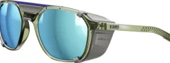 Julbo Slack Cover Shiny Translucent Army Green / Gray Spectron Hd 4 Polarized Multilayer Blue