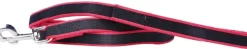 Julius K9 Premium Jogging Leash koiranhihna joustolla, 1,3 m, musta/punainen