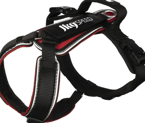 Julius K9 Speed Harness koiran valjaat, koko XL, punainen