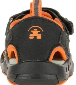 Kamik Crab Kids lasten sandaalit, musta/oranssi/harmaa