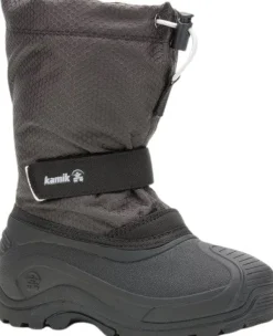 Kamik Kids Finley 2 lasten talvisaapas, musta/harmaa