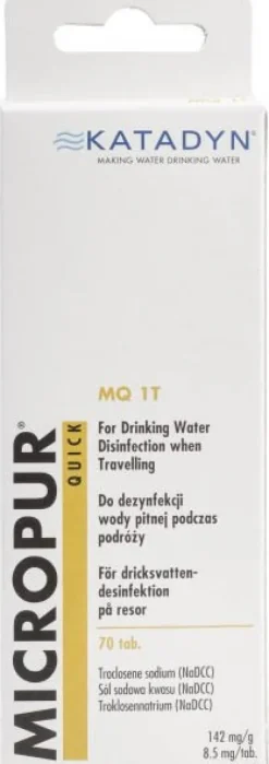 Katadyn Vedenpuhdistustabletit Micropur Quick 70 kpl