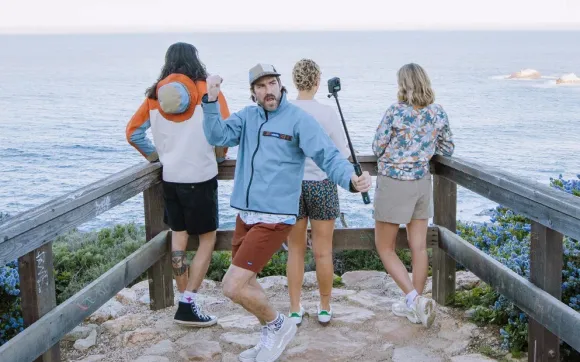 Kavu M's L/S HZ Throwshirt Heritage Khaki