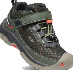 Keen Kids Targhee Sport C lasten ulkoilukengät, musta/tummanvihreä