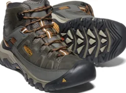 Keen Targhee III Mid Waterproof -vaelluskengät, musta/ruskea