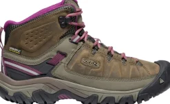 Keen Targhee III Mid WP -naisten vaelluskengät, ruskea/pinkki