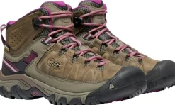 Keen Targhee III Mid WP -naisten vaelluskengät, ruskea/pinkki