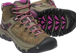 Keen Targhee III Mid WP -naisten vaelluskengät, ruskea/pinkki