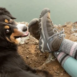 Keen Targhee III Mid WP -naisten vaelluskengät, ruskea/pinkki