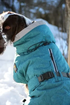 Kivalo Luosto Dog Winter Jacket koiran talvitakki, 45 cm, petrooli