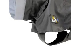 Kivalo Niva Dog Raincoat koiran sadetakki, 55 cm, harmaa