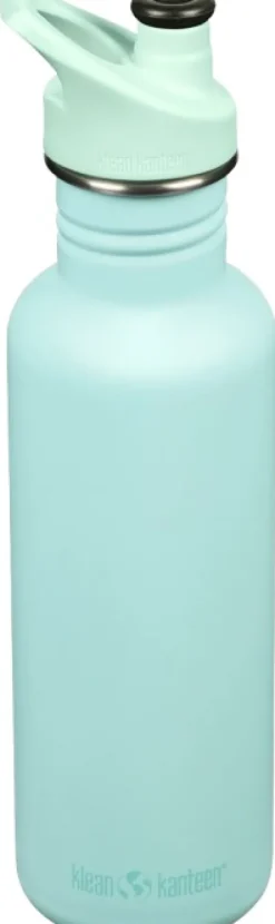 Klean Kanteen Classic pullo, 800ml (Sport Cap), Pastel Turquoise