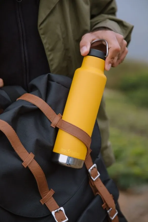 Klean Kanteen Insulated Classic juomapullo, 592 ml, keltainen