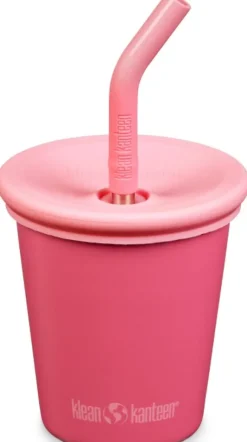 Klean Kanteen Kid Cup muki, 296ml (Kid Straw Lid), Rouge Red