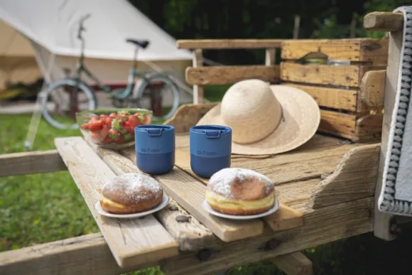 Klean Kanteen Rise Lowball muki, 296ml (Flip Lid), Stellar