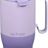 Klean Kanteen Rise TumblerFlip Lid w/Straw muki, 1L, Orchid Bloom