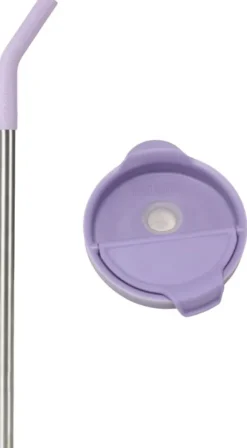 Klean Kanteen Rise TumblerFlip Lid w/Straw muki, 1L, Orchid Bloom