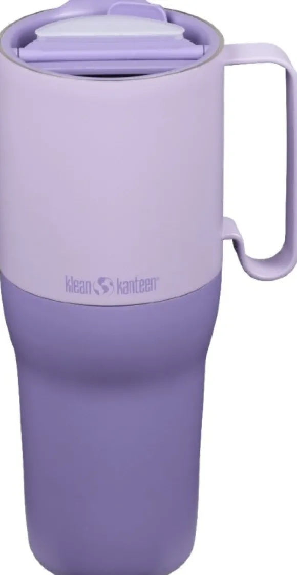 Klean Kanteen Rise TumblerFlip Lid w/Straw muki, 1L, Orchid Bloom