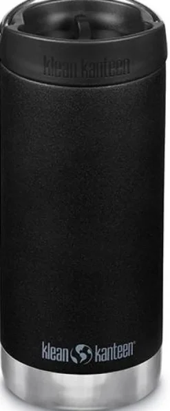 Klean Kanteen TKWide 355ml with Wide Café Cap Black
