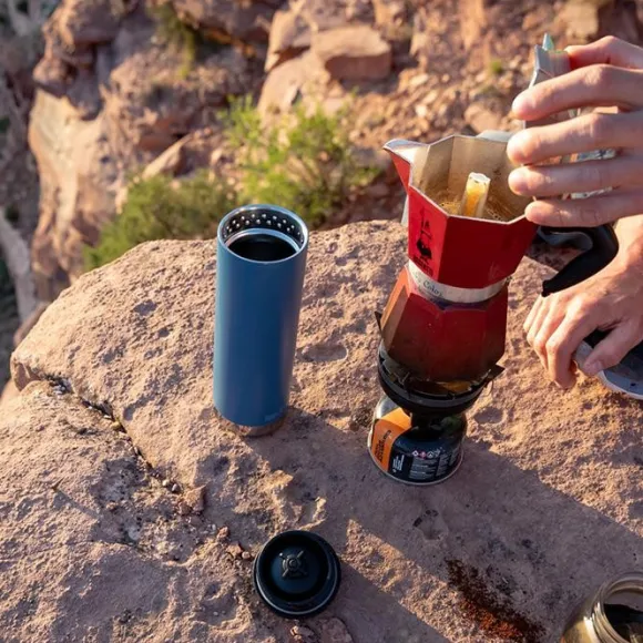 Klean Kanteen TKWide 592ml with Wide Café Cap Brushed Stainless