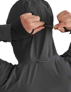 Klättermusen Asynja Jacket sadetakki, Midnight Blue