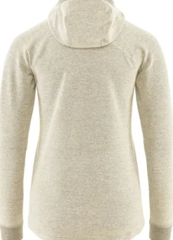 Klättermusen Hödur Hooded Zip naisten välikerros, Clay