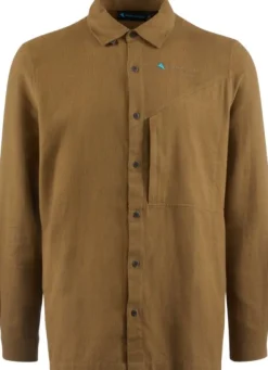 Klättermusen Helheim LS Shirt paita, Olive-Juniper Green