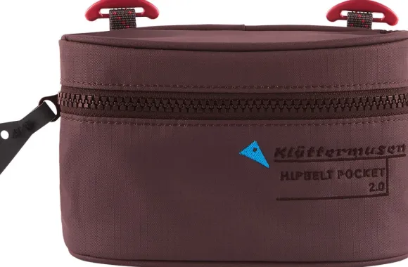 Klättermusen Hipbelt Pocket 2.0 lisätasku, viininpunainen