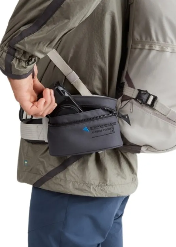 Klättermusen Hipbelt Pocket 2.0 lisätasku, viininpunainen