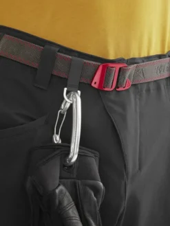 Klättermusen Megingjord Stretch Belt joustava vyö, musta/punainen