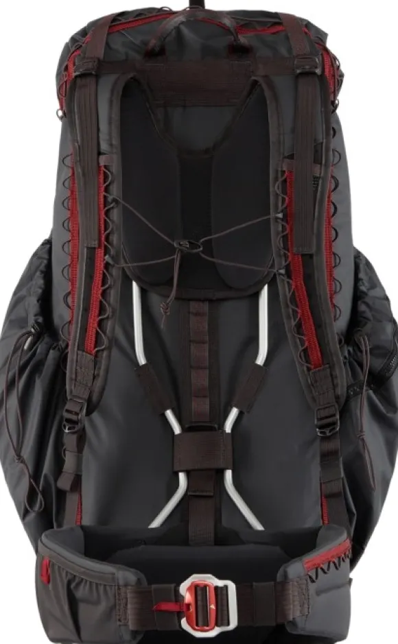 Klättermusen Raido 2.0 Backpack reppu, 38L, mustaharmaa