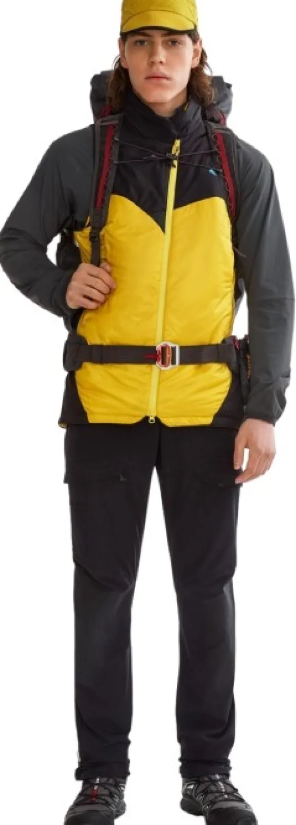 Klättermusen Raido 2.0 Backpack reppu, 38L, mustaharmaa