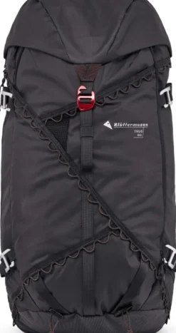 Klättermusen Trud Backpack reppu, 44L, mustaharmaa