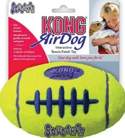 Kong Airdog Squeakair Football koiranlelu, M