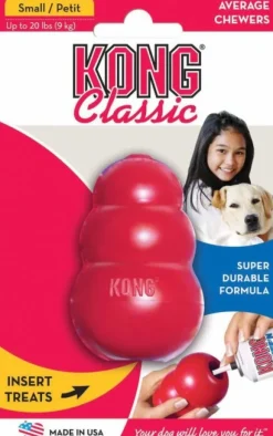 Kong Classic koiranlelu, S, punainen