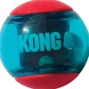 Kong Squeezz Actionball koiranlelu, M, punainen, 3kpl